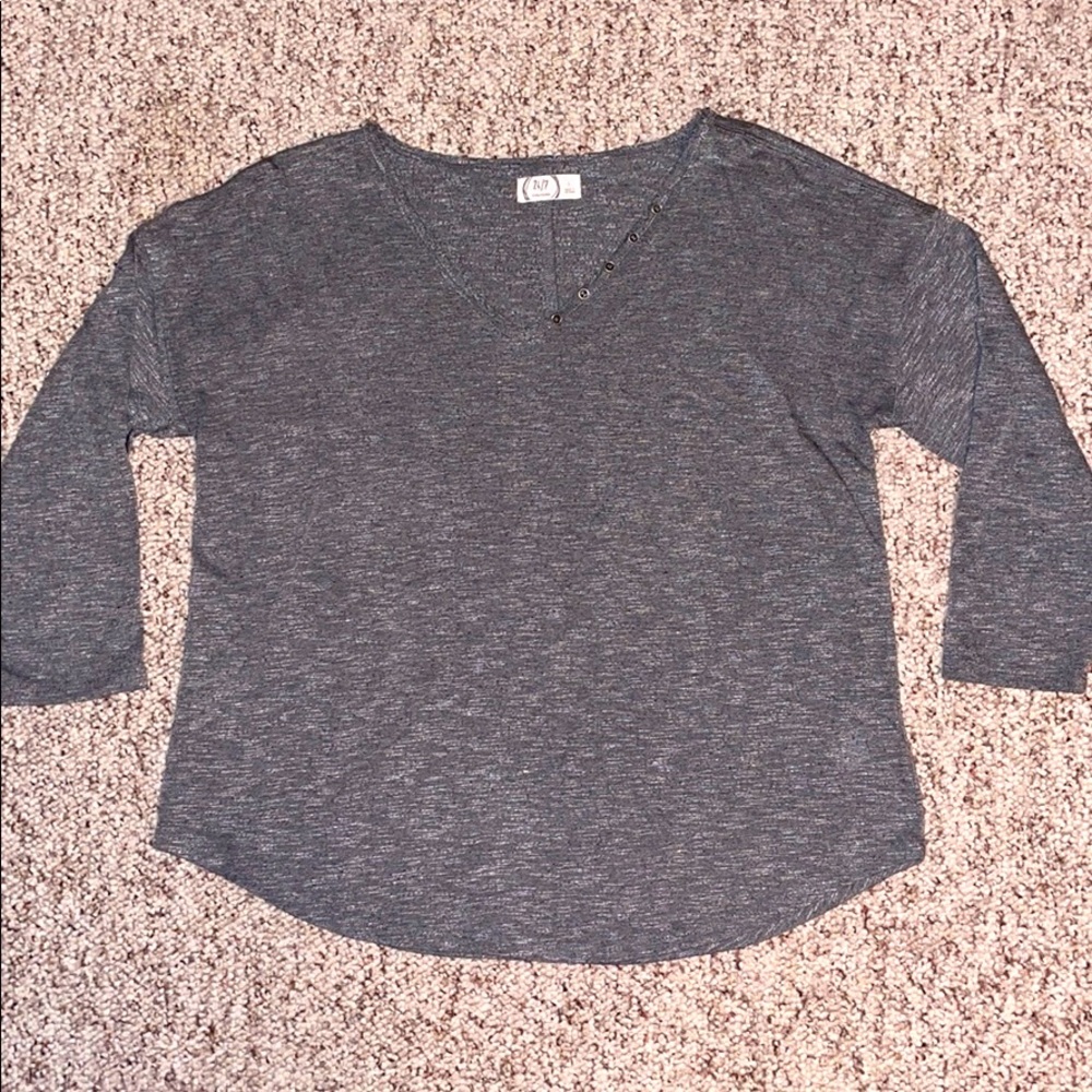 Maurices 24/7 fashion top in gray
